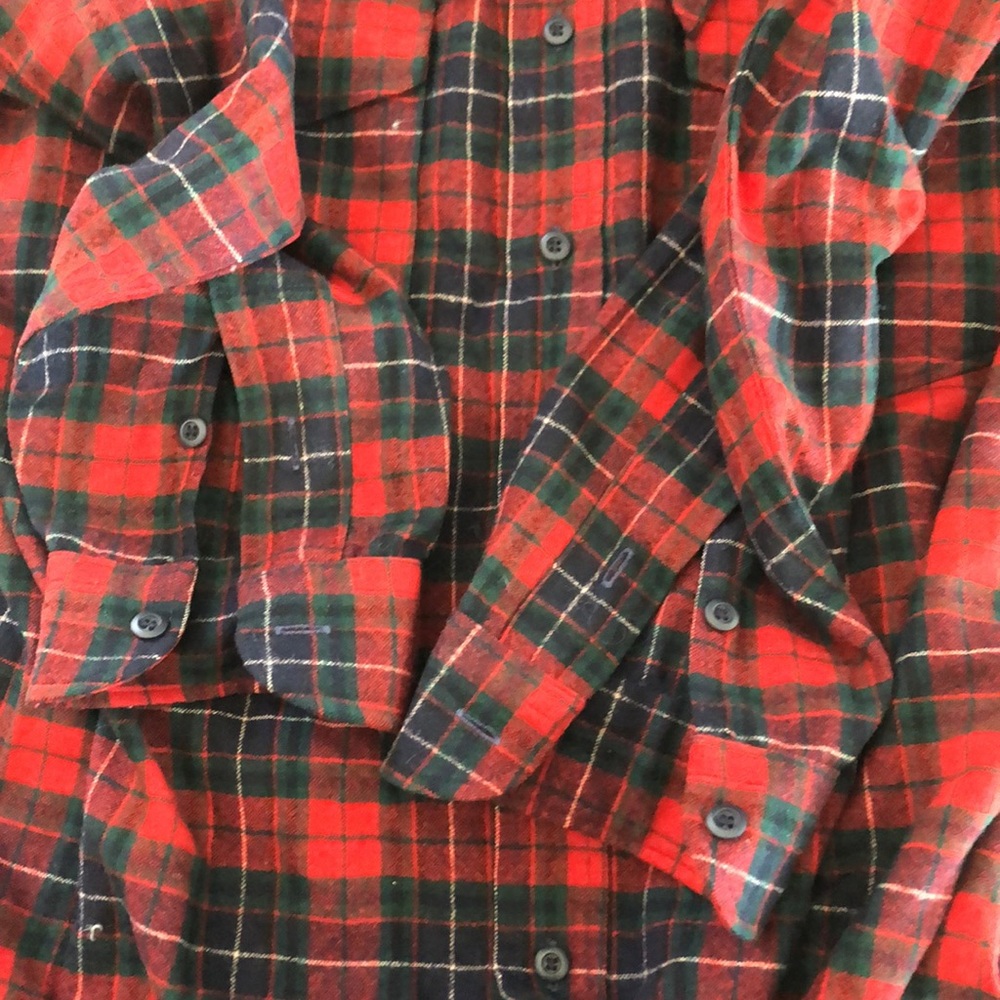 Pendleton Virgin Wool Plaid Vintage Long Sleeve Long - Picture 11 of 11